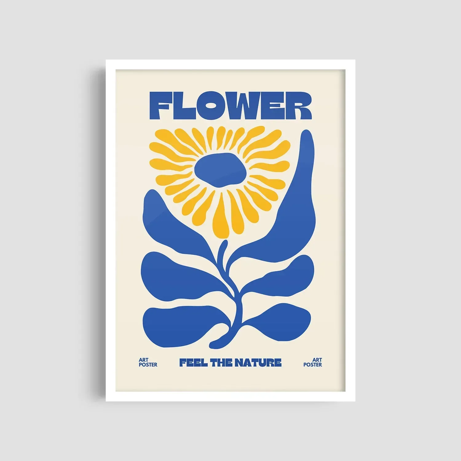 Постер в белой рамке "Nature Flower"