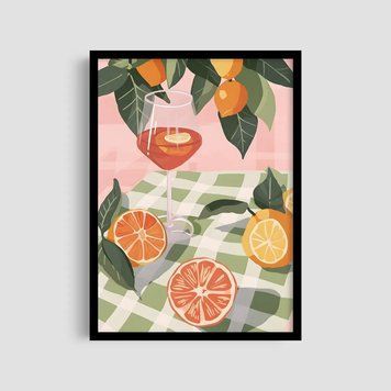 Постер "Citrus Garden" cts102_citrus_garden_white_antiblik_a1 фото