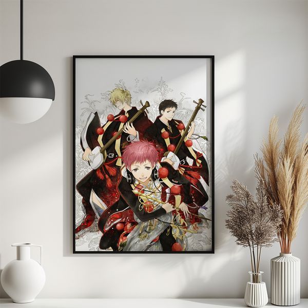 Постер "Blue Exorcist Main Cast" ame033_Blue_Exorcist_Main_Cast_white_antiblik_a1 фото