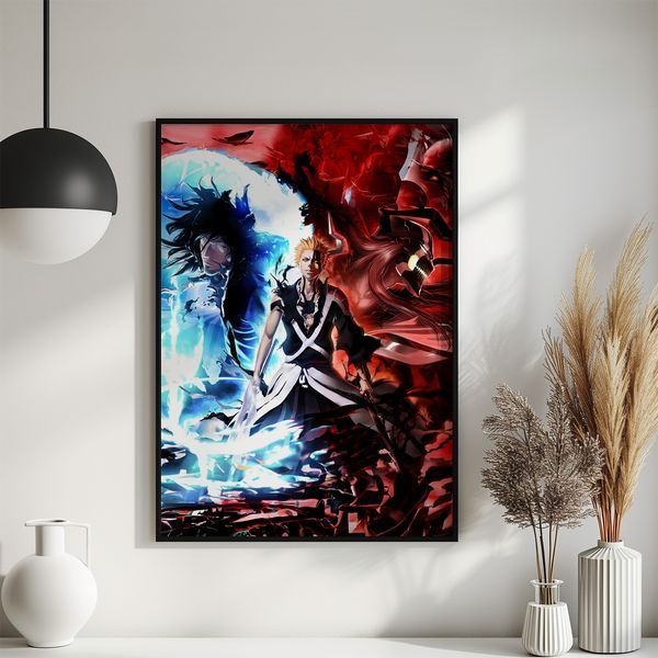 Постер "Bleach Hollow Transformation" ame044_Bleach_Hollow_Transformation_white_antiblik_a1 фото