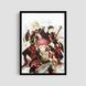 Постер "Blue Exorcist Main Cast" ame033_Blue_Exorcist_Main_Cast_white_antiblik_a1 фото 1