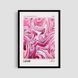 Постер "Pink Marble" abs021_pink_marble_white_antiblik_a1 фото