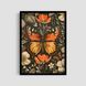 Постер "Red Butterfly" wms039_red_butterfly_white_antiblik_a1 фото