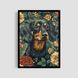 Постер "Black Dog" wms024_black_dog_white_antiblik_a1 фото