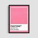 Постер "Pantone Pink Carnation" txr011_pantone_pink_carnation_white_antiblik_a1 фото