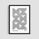 Постер "Black White Circles" gmtr034_black_white_circles_white_antiblik_a1 фото