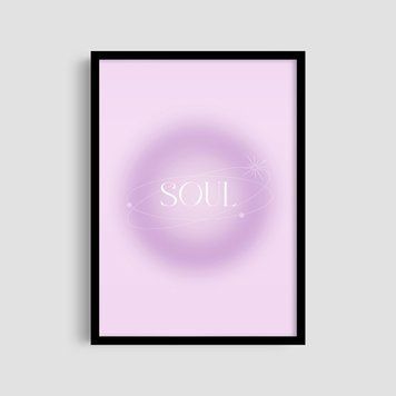 Постер "Soul" aur016_soul_white_antiblik_a1 фото