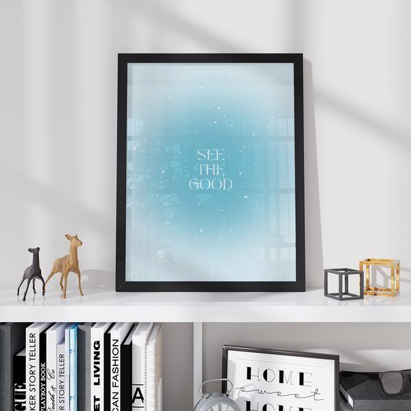 Постер "See the Good" aur046_see_the_good_white_antiblik_a1 фото