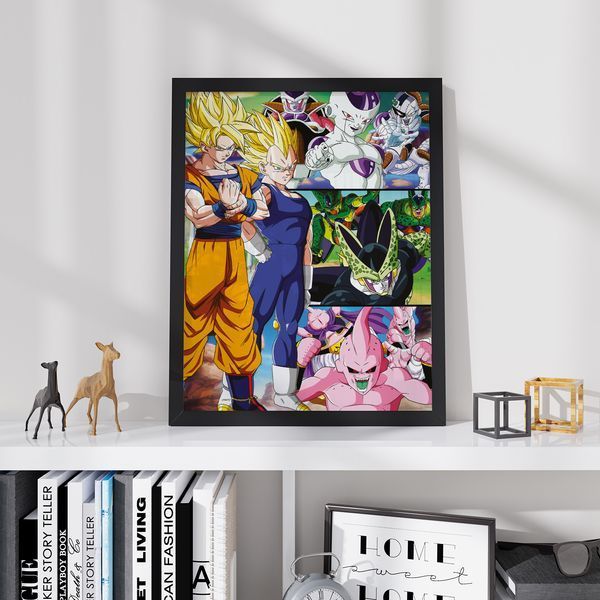 Постер "Dragon Ball Z Villains" ame036_Dragon_Ball_Z_Villains_white_antiblik_a1 фото