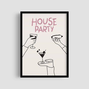 Постер "House Party" cts135_house_party_bez_a4 фото