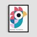 Постер "Geometric Symphony" gmtr022_geometric_symphony_white_antiblik_a1 фото