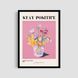 Постер "Stay Positive" flw002_stay_positive_white_antiblik_a1 фото