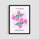 Постер "Floral Bouquet" flw024_floral_bouquet_white_antiblik_a1 фото