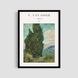Постер "Van Gogh Cypress" cdm027_van_gogh_cypress_white_antiblik_a1 фото
