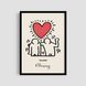 Постер "Heart Together" khg006_heart_together_white_antiblik_a1 фото