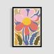 Постер "Playful Petal" flw020_playful_petal_white_antiblik_a1 фото