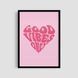 Постер "Good Vibes Pink" txt026_good_vibes_pink_white_antiblik_a1 фото