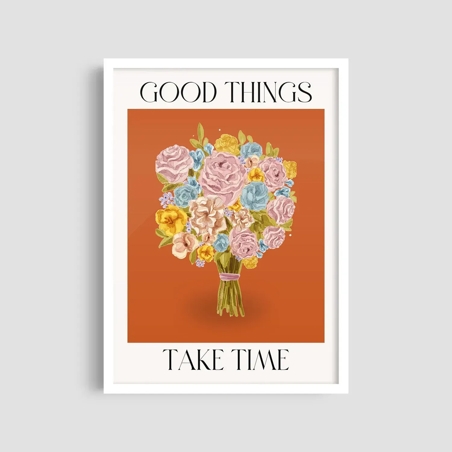 Постер Roomy в белой раме "Good Things"