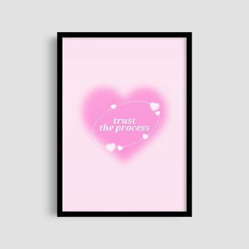 Постер "Trust the Process" aur032_trust_the_process_white_antiblik_a1 фото
