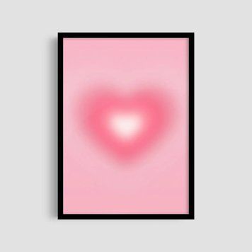 Постер "Heart Light" aur027_heart_light_white_antiblik_a1 фото
