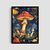 Постер "Space Mushroom" wms051_space_mushroom_white_antiblik_a1 фото