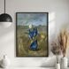 Постер "Peasant Woman Binding Sheaves" vgh035_peasant_woman_binding_sheaves_white_antiblik_a1 фото 2