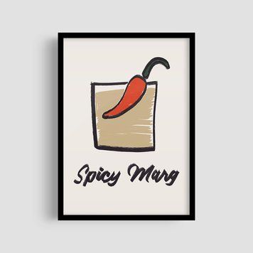 Постер "Spicy Marg" cts133_spicy_marg_bez_a4 фото