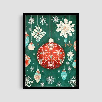 Постер "Mood Ornament" ny029_mood_ornament_white_antiblik_a1 фото