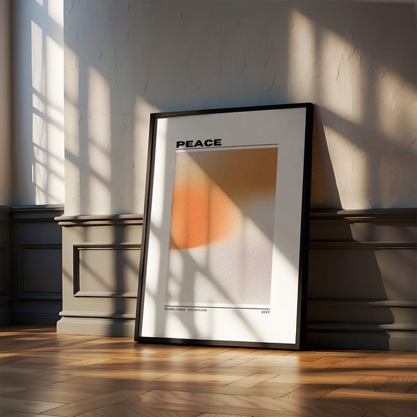 Постер "Peace 2" aur038_peace2_white_antiblik_a1 фото