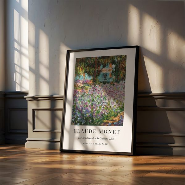 Постер "Garden Giverny" cdm022_garden_giverny_white_antiblik_a1 фото
