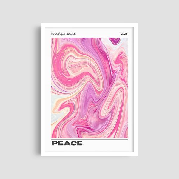 Постер "Peace" aur005_peace_white_antiblik_a1 фото
