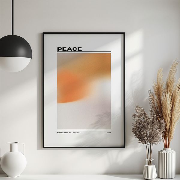 Постер "Peace 2" aur038_peace2_white_antiblik_a1 фото