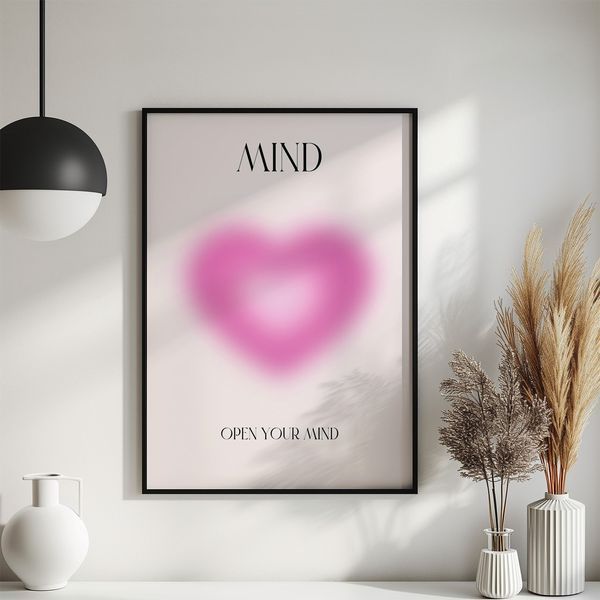 Постер "Open Your Mind" aur043_open_your_mind_white_antiblik_a1 фото