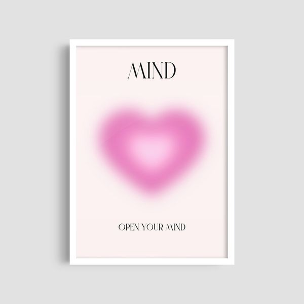 Постер "Open Your Mind" aur043_open_your_mind_white_antiblik_a1 фото