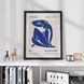 Постер "Blue Silhouette" hms047_blue_silhouette_white_antiblik_a1 фото 3