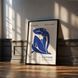 Постер "Blue Silhouette" hms047_blue_silhouette_white_antiblik_a1 фото 4