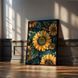 Постер "Sunflowers" wms035_sunflowers_white_antiblik_a1 фото 4