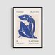 Постер "Blue Silhouette" hms047_blue_silhouette_white_antiblik_a1 фото 1
