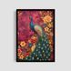 Постер "Majestic Peacock" wms065_majestic_peacock_white_antiblik_a1 фото