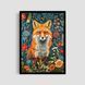 Постер "Painted Fox" wms050_painted_fox_white_antiblik_a1 фото