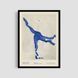 Постер "Blue Dancer" abs025_blue_dancer_bez_a4 фото