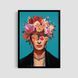 Постер "Woman with Flowers" art035_woman_with_flowers_white_antiblik_a1 фото