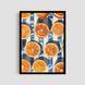 Постер "Orange Pattern" frt001_orange_pattern_bez_a4 фото