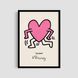 Постер "Running Heart" khg003_running_heart_bez_a4 фото