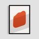 Постер "Red Form" gmtr043_red_form_white_antiblik_a1 фото