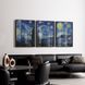 Сет постеров "Starry Night Trio" set008_starry_night_trio_white_glyanz_a4 фото