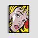 Постер "Pop Art Face" abs042_pop_art_face_bez_a4 фото