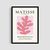 Постер "Pink Coral" hms031_pink_coral_white_antiblik_a1 фото