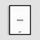 Постер "Focus White" txt011_focus_white_white_antiblik_a1 фото