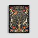 Постер "Birds and Flowers" wms026_birds_and_flowers_white_antiblik_a1 фото